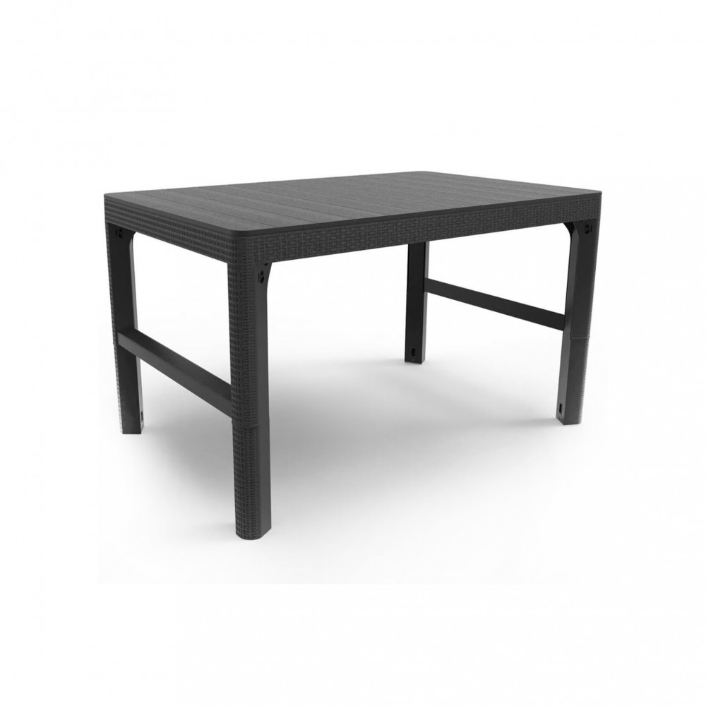 Lyon m�anyag kerti �ll�that� magass�g� asztal grafit sz�rke